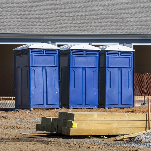 do you offer hand sanitizer dispensers inside the porta potties in Adamsville PA